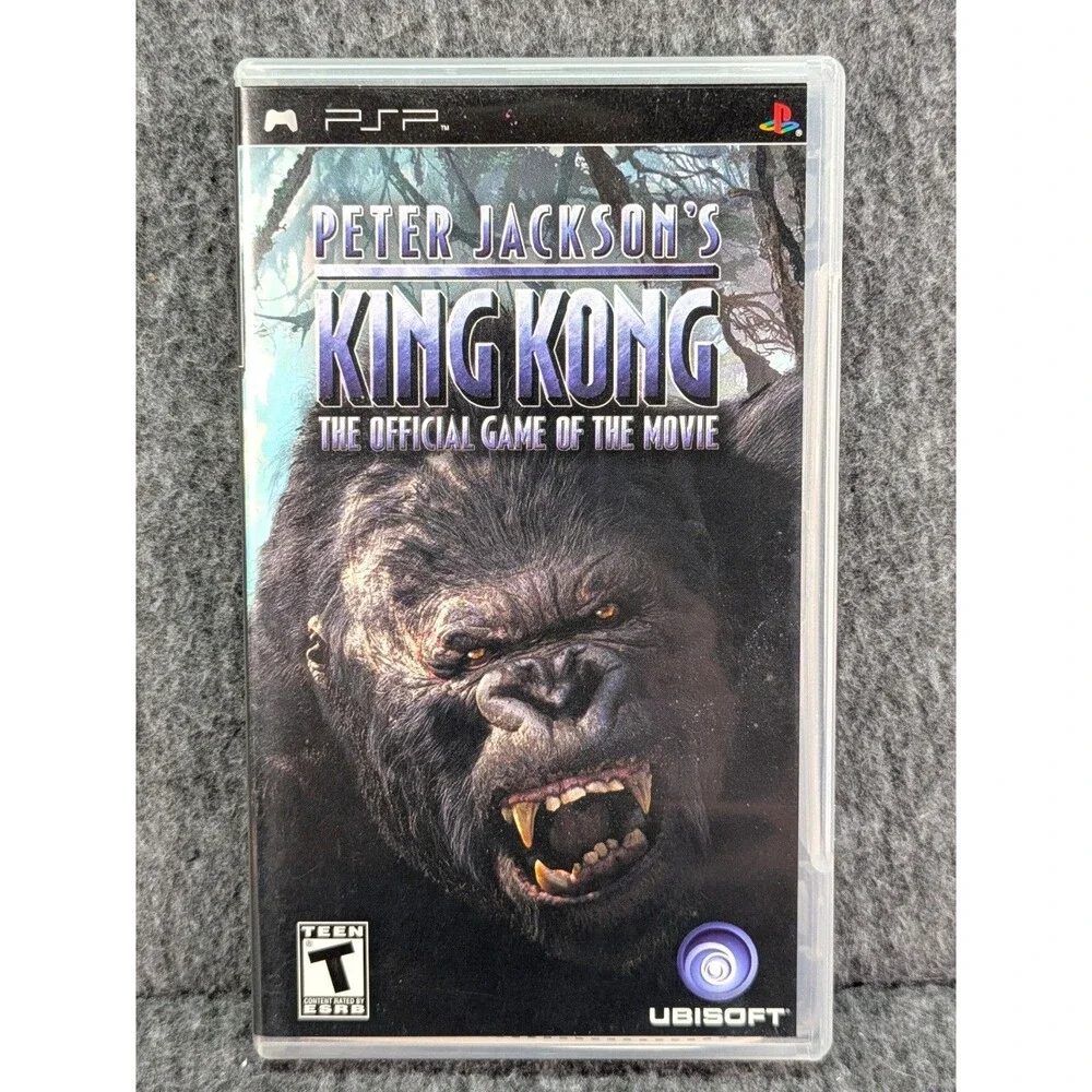 Peter Jackson's King Kong PSP Complete w/ Case Manual Ubisoft VGC 2006